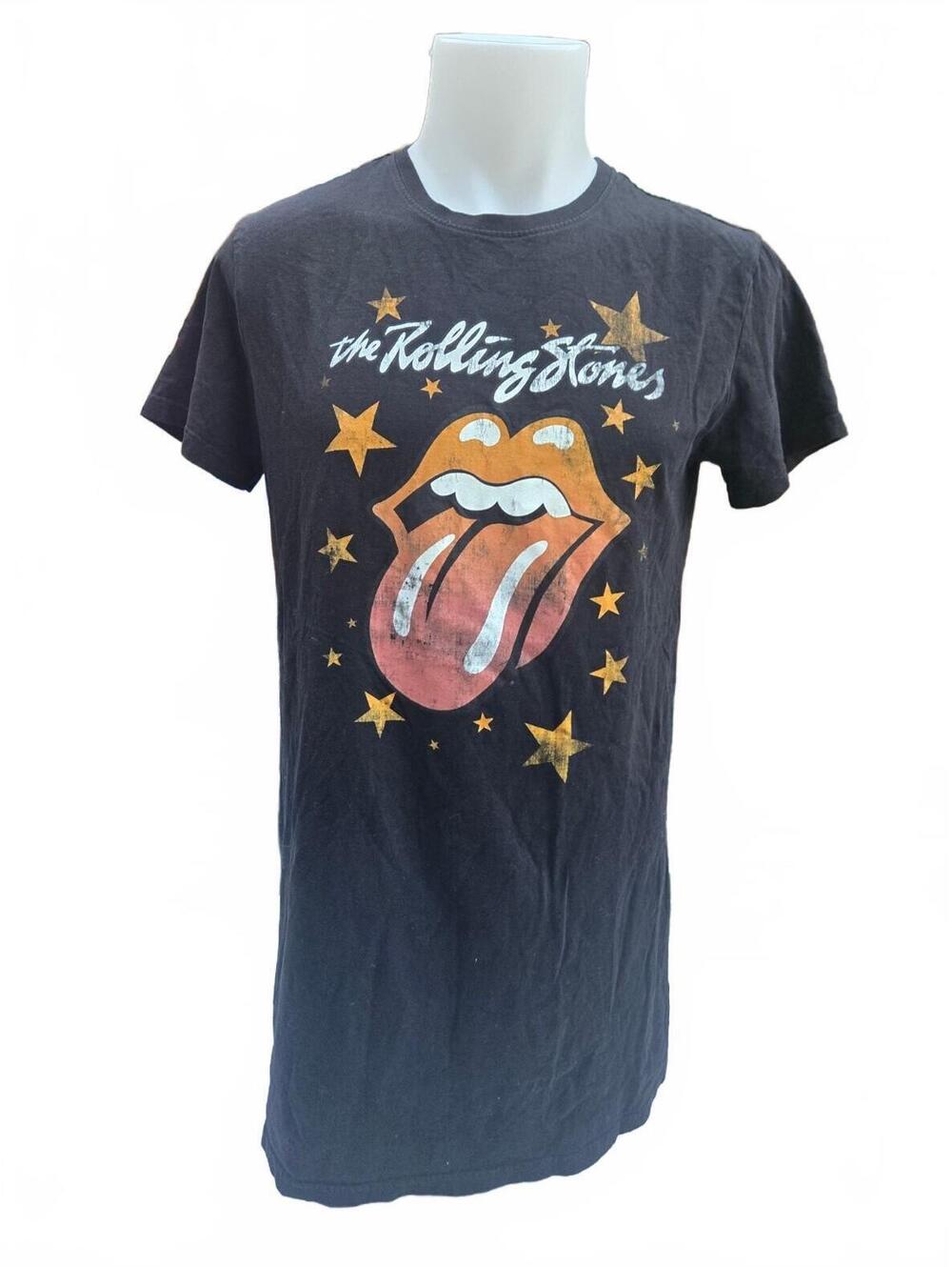Men's official licenced The Rolling Stones T-Shirt Size M Organic Cotton